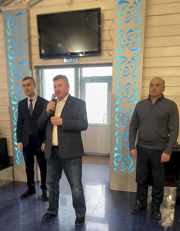 Открытие мероприятия. председатель Костромской областной Думы А. Анохин и заместитель председателя Комитета по физической культуре и спорту Костромской области А. Родионов