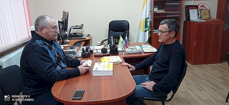 Состоялась рабочая встреча председателя Кировской региональной организации ВОС С. А. Алексеева с Уполномоченным по правам человека в Кировской области А. Г. Пановым