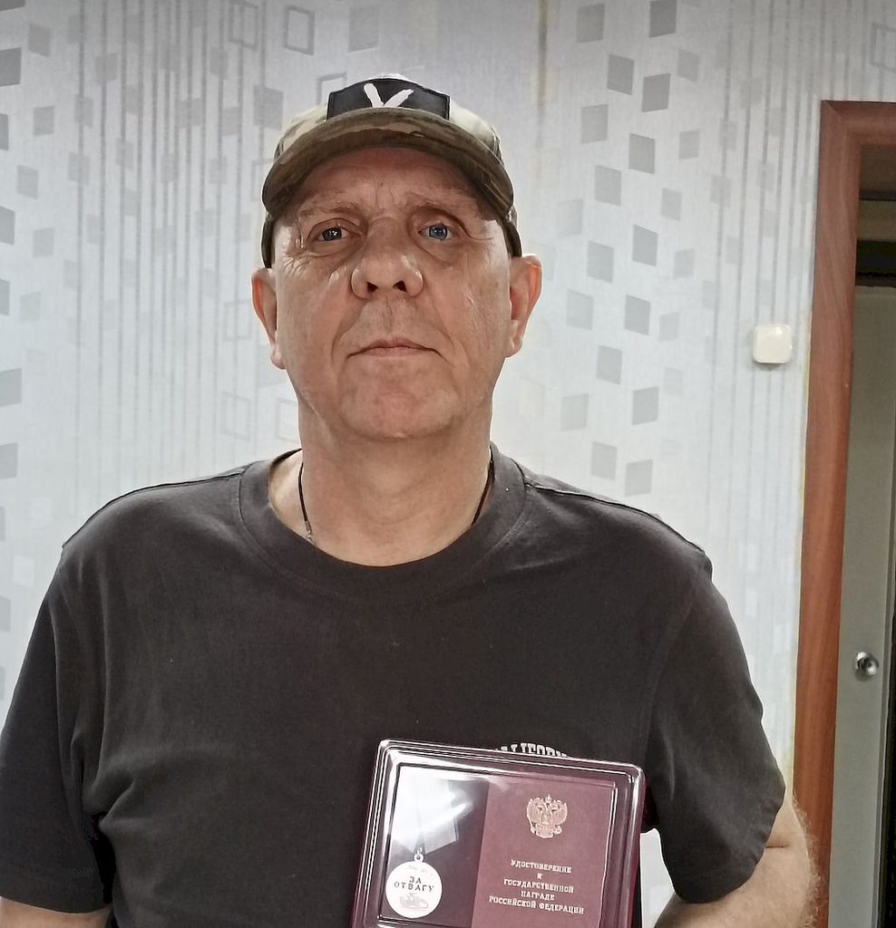 Игорь Остапчук с медалью