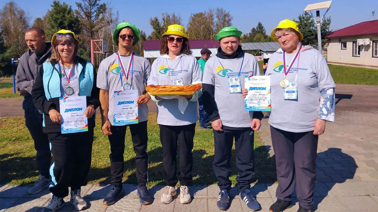 Члены Биробиджанской МО ВОС выступили на юбилейном фестивале спорта