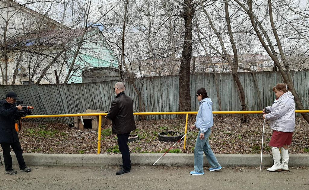 Белая трость – шаг к самостоятельности. В обществе слепых Комсомольска-на-Амуре учат ориентироваться в городе