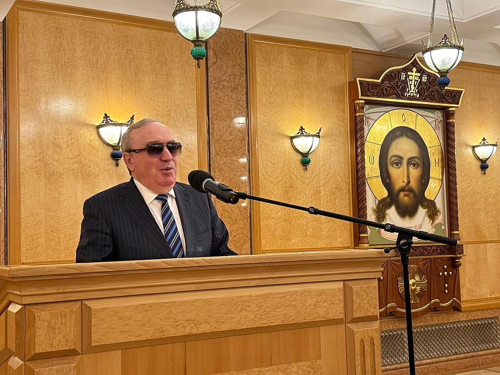 Президент ВОС В. В. Сипкин посетил 33 Международные Рождественские образовательные чтения