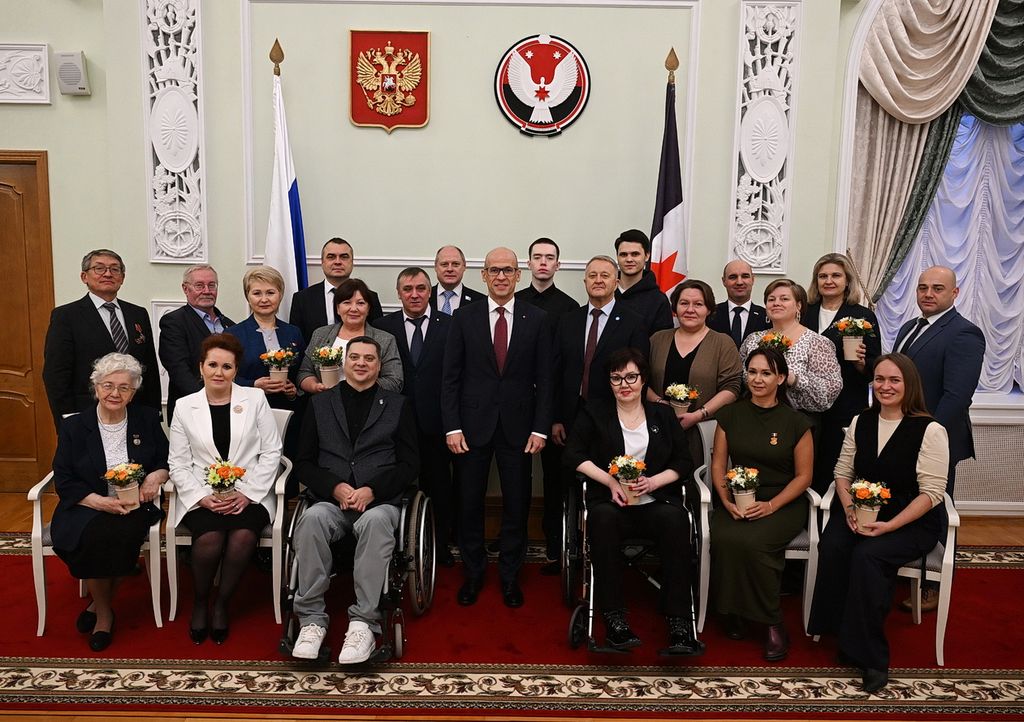 Председатель Удмуртской организации ВОС принял участие во встрече с Главой Удмуртии