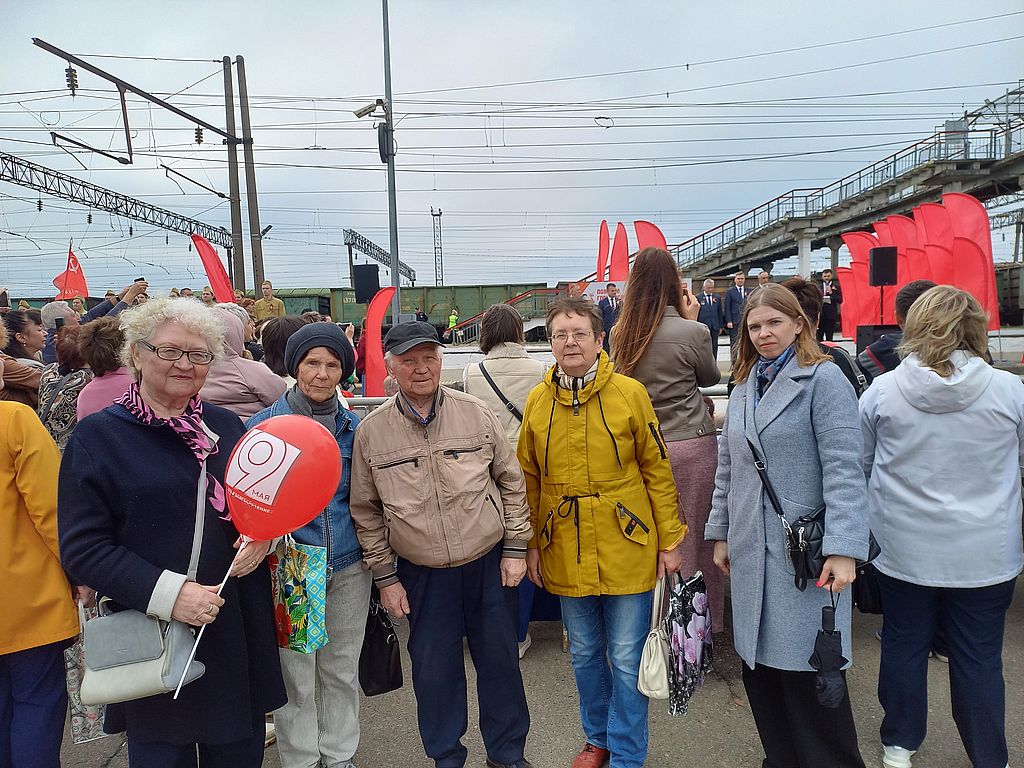 Члены Владимирской РО ВОС приняли участие в патриотической акции Поезд Победы