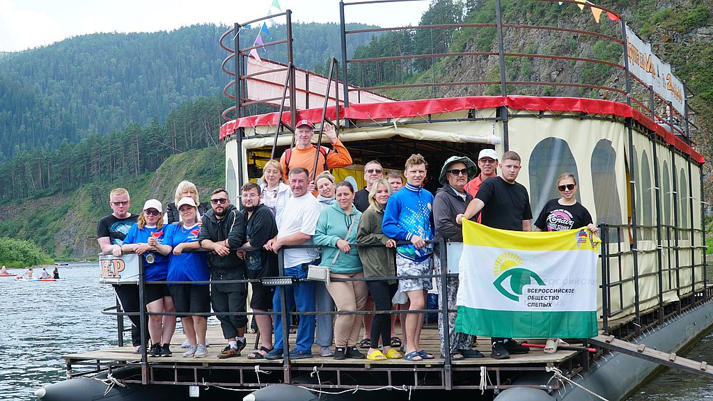 В Красноярске состоялся Всероссийский реабилитационный сплав ВОС по реке Мана
