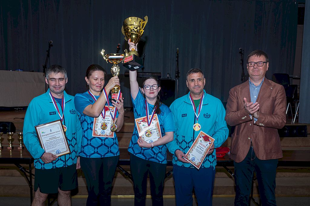 Итоги Всероссийского реабилитационного командного турнира по настольному теннису на Кубок президента ВОС