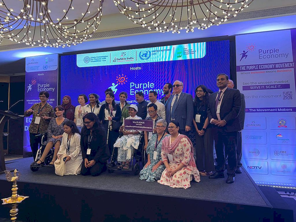 Делегация Всероссийского общества слепых приняла участие в Международном инклюзивном фестивале Purple Fest 2025